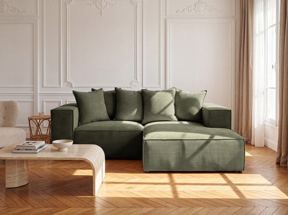 Designer Sofa Largo L Mini in Cord
