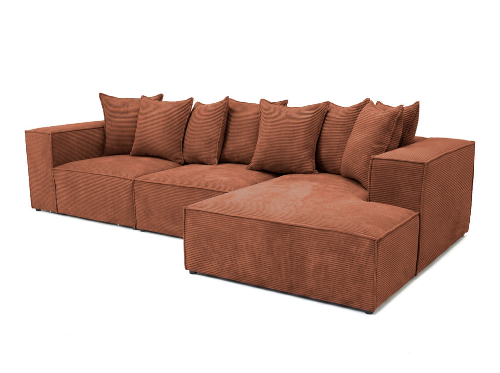 Designer Sofa Largo L in Cord