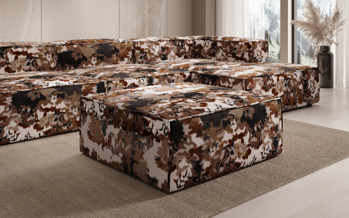 Lesley Pouf Arden Burnt Umber 42 side-2