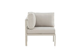 Loungesessel Tim – wetterfest aus Aluminium & Olefin in Beige