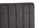 Designer Polsterbett Livia in Samt mit Stauraum