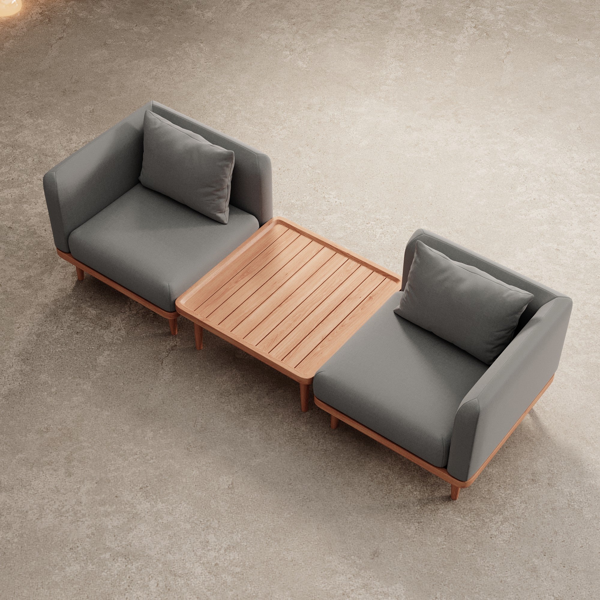 Nouri – 2 Loungemodule & Tisch | Aevora™ Kollektion