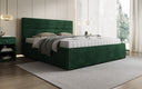 Designer Polsterbett Merry in Cord mit Stauraum