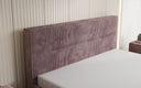 Designer Polsterbett Merry in Cord mit Stauraum
