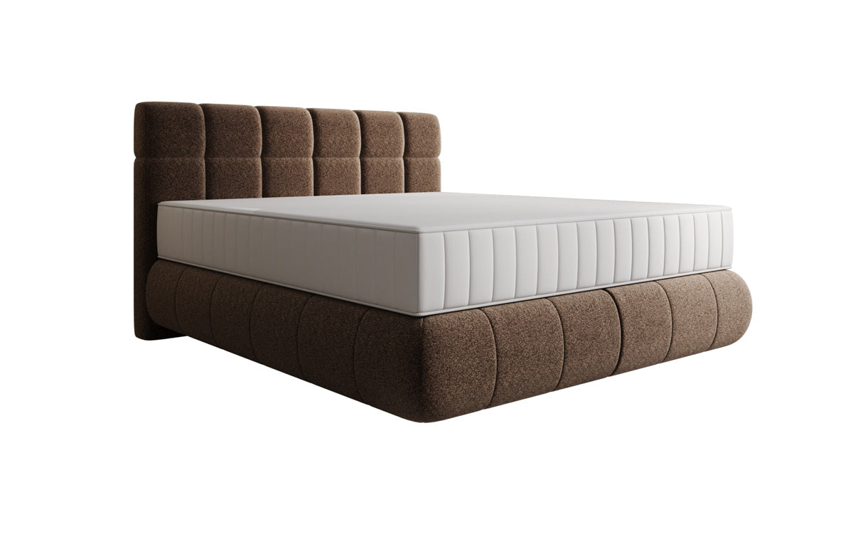 Boxspringbett Nala in Strukturstoff mit Schwebeoptik