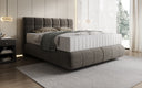 Boxspringbett Nala in Strukturstoff mit Schwebeoptik