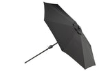 Sonnenschirm Lightning – Ø270 cm in wahlweise Schwarz oder Grau