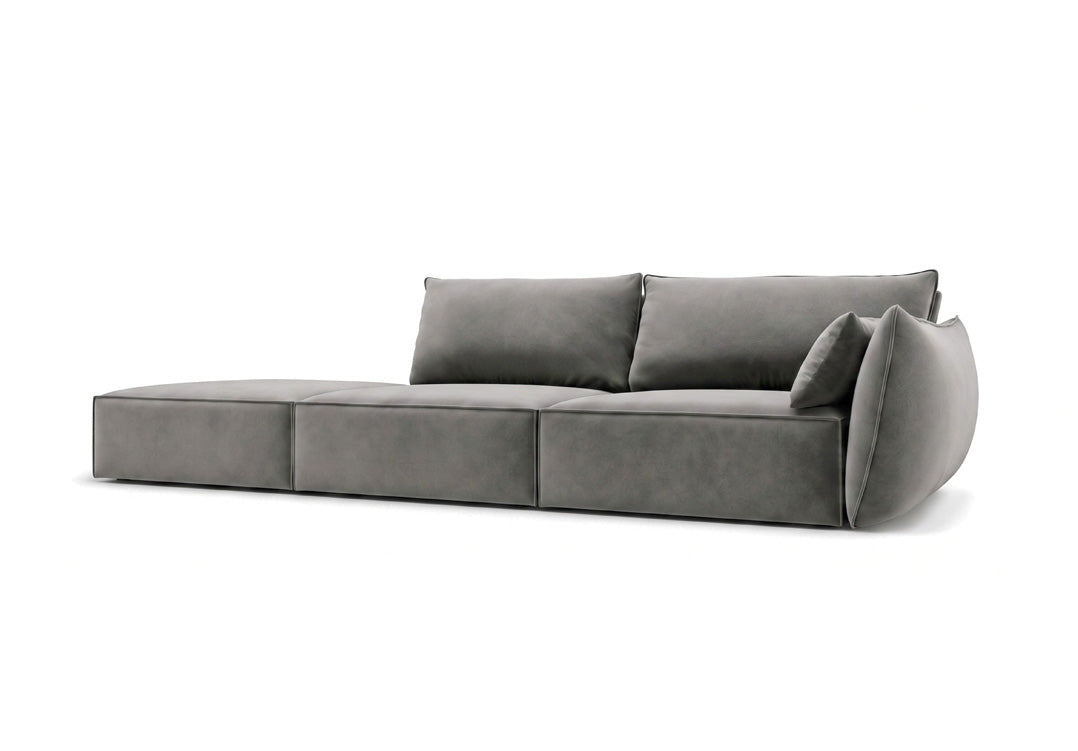 Designer Sofa Chaise Longue Nuvola in Samt