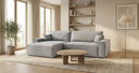 Designer Ecksofa Vienna mit Schlaf- und Klappfunktion in Cord