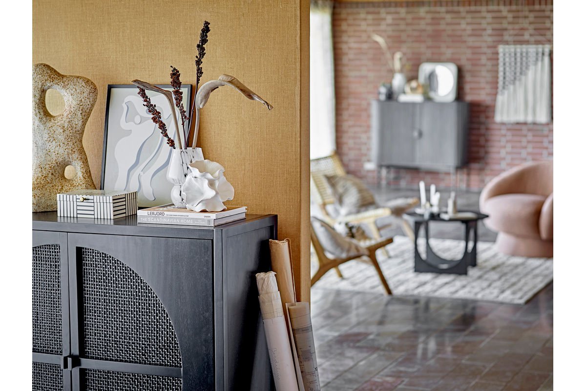 Vase „Arelia“ – Weißes Glas