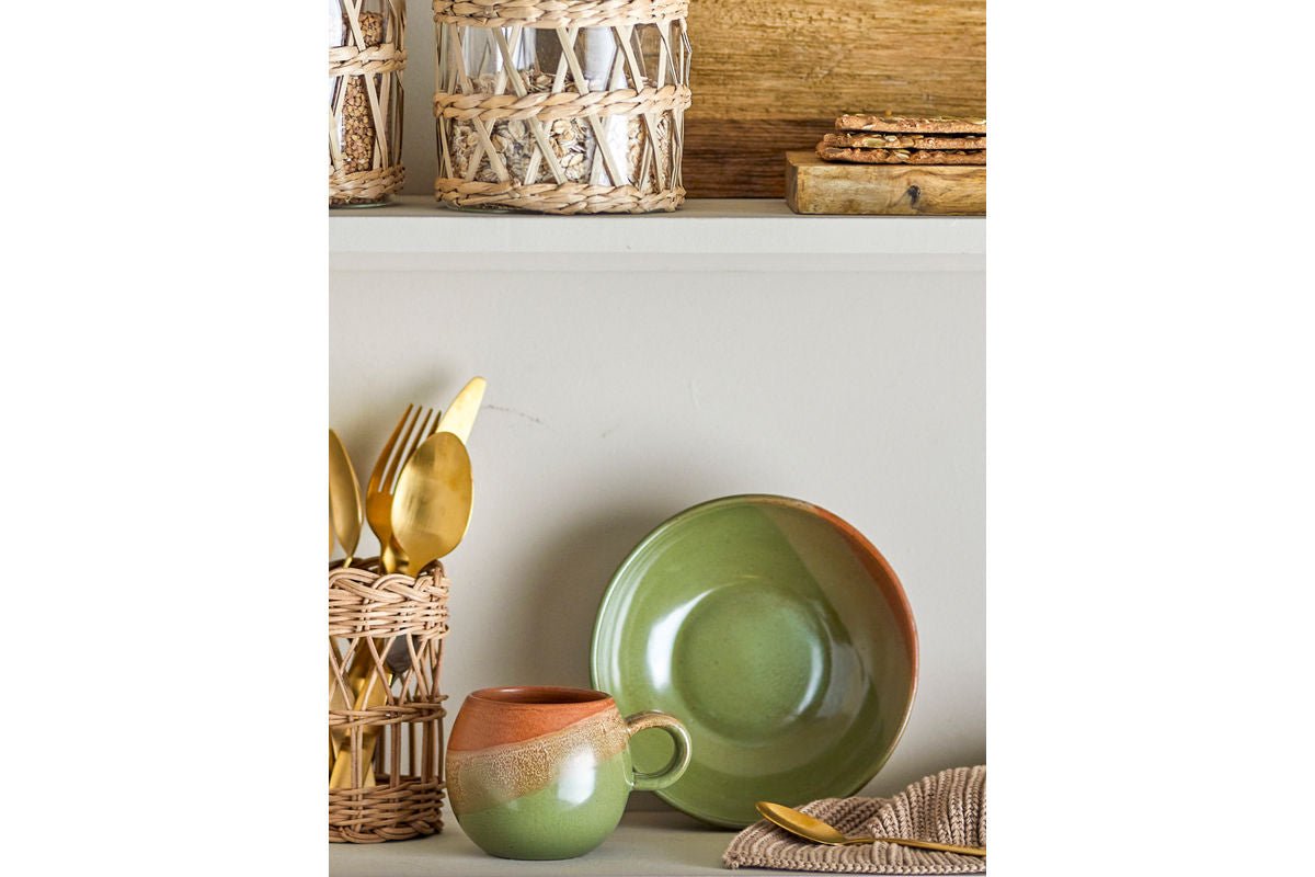 Schale Épure – aus Steingut gerfertigt - Reaktivglasur