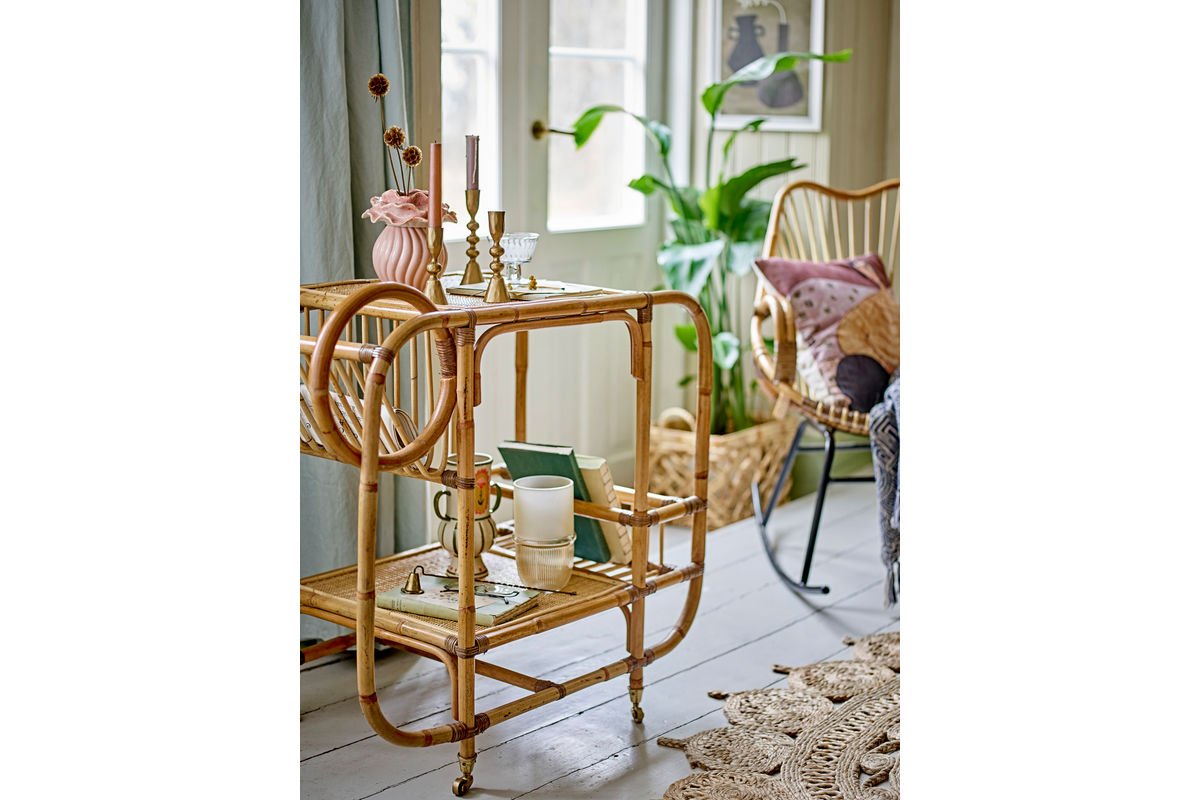 Vase „Rosélia“ – Roséfarbenes Steingut