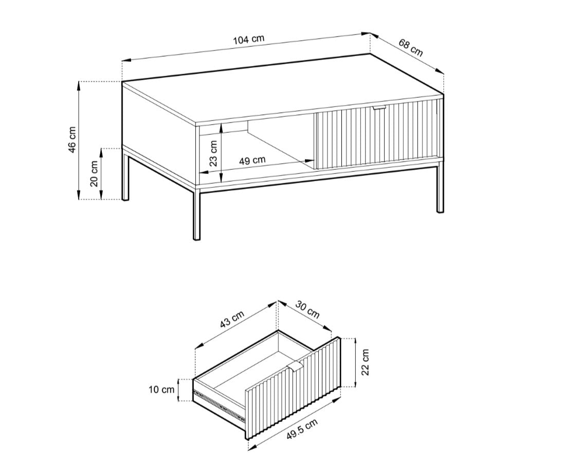 Designer Couchtisch Verilo - Luxusbetten24