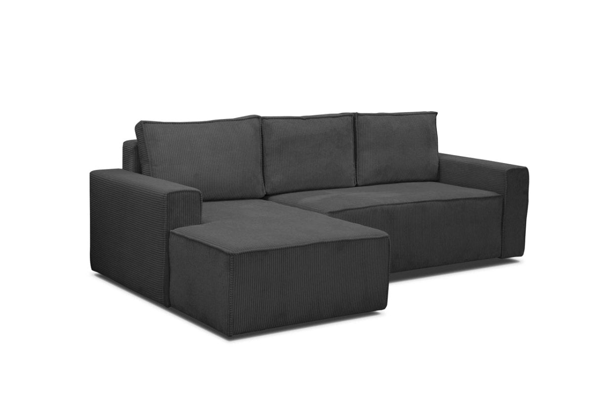 Designer Sofa Bern L mit Schlaffunktion und Stauraum - Luxusbetten24