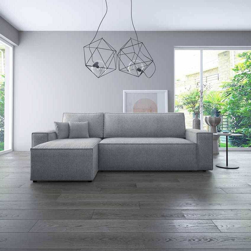 Designer Sofa Cordario mit Schlaffunktion und Stauraum - Luxusbetten24