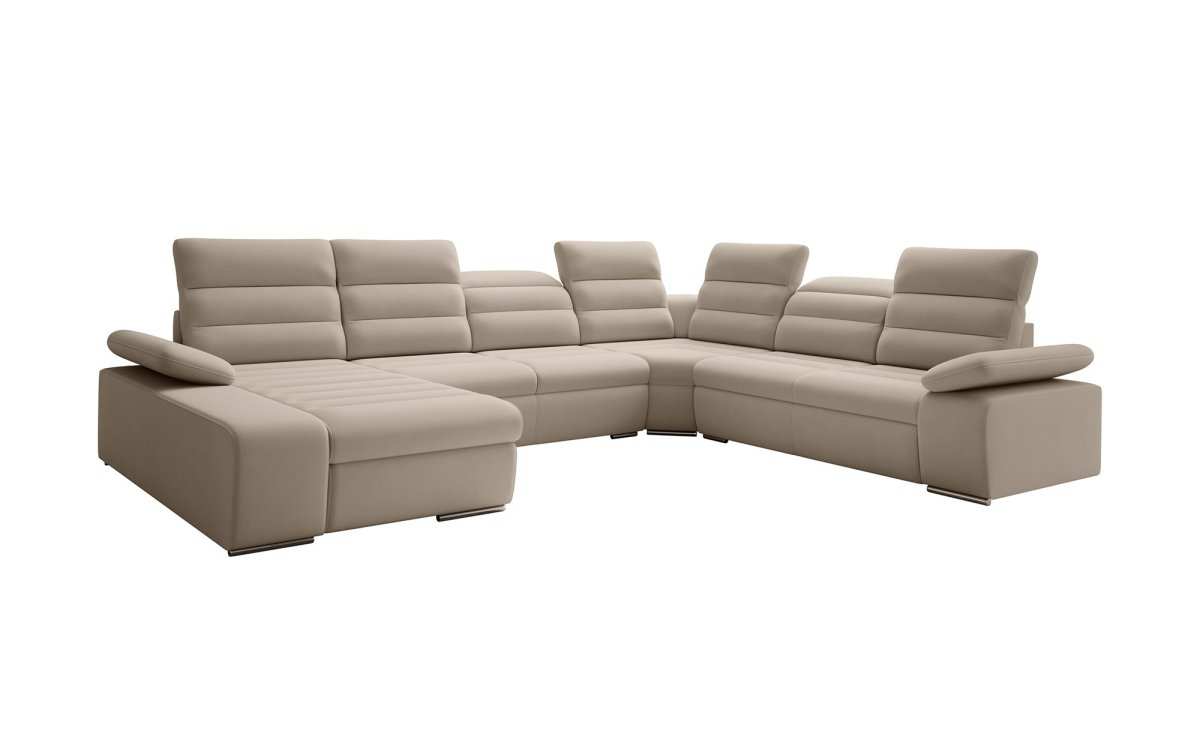 Designer Sofa Kreta mit Schlaf - und Klappfunktion - Luxusbetten24