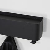 Designer Wandgarderobe Mirva - Schwarz