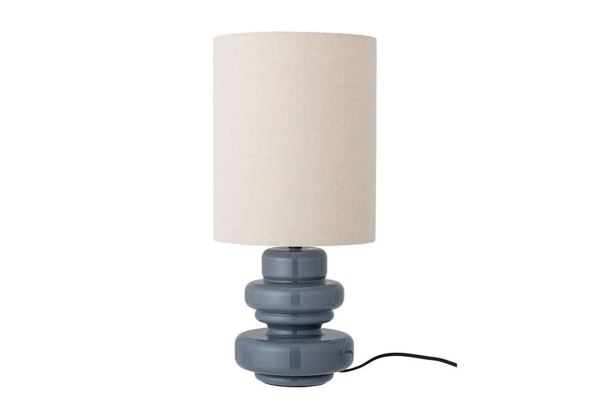 Tischlampe Glory- gewelltes Glas