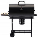 Holzkohlegrill BarrelPro – Grillwagen mit Deckel, Thermometer & Ablagen