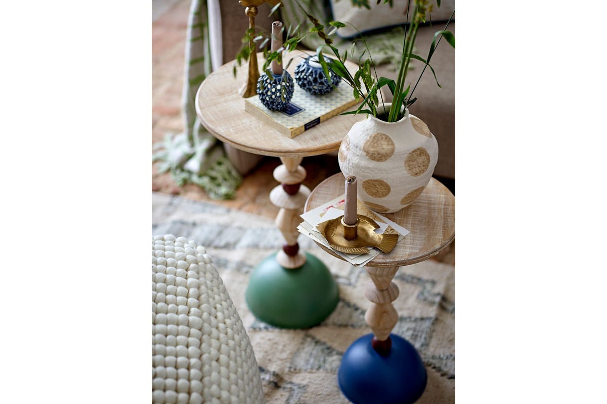 Kerzenhalter „Pisaro“ – Metall in Goldoptik