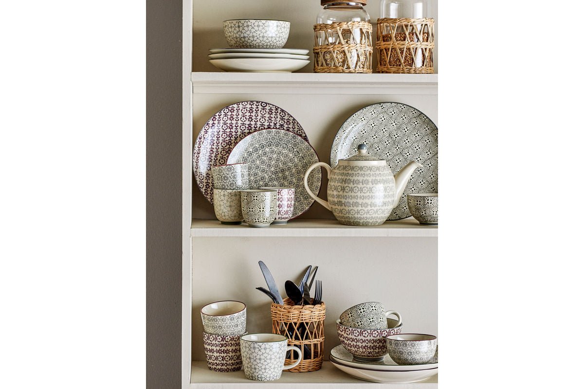 Teller Mako - aus Steingut gefertigt / 4er Set