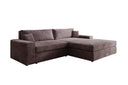 Designer Ecksofa Lugo in Cord – Mauve – Rechts
