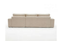 Designer Ecksofa Vigo in Bouclé – Beige – Rechts