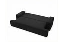 Designer 3 Sitzer Sofa Mira in Bouclé mit Schlaffunktion & Stauraum – Anthrazit