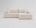 Designer Ecksofa Fresh in Samt mit Schlaffunktion und Stauraum