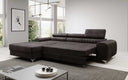Designer Ecksofa Melinda mit Schlaf- und Klappfunktion
