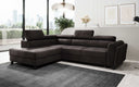 Designer Ecksofa Kira mit Schlaf- und Klappfunktion