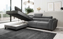 Designer Ecksofa Kira mit Schlaf- und Klappfunktion