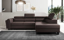 Designer Ecksofa Kira mit Schlaf- und Klappfunktion
