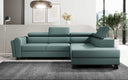 Designer Ecksofa Kira mit Schlaf- und Klappfunktion