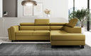 Designer Ecksofa Kira mit Schlaf- und Klappfunktion
