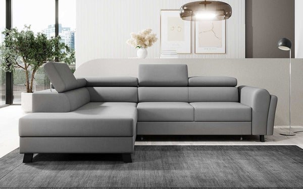Designer Ecksofa Kira mit Schlaf- und Klappfunktion