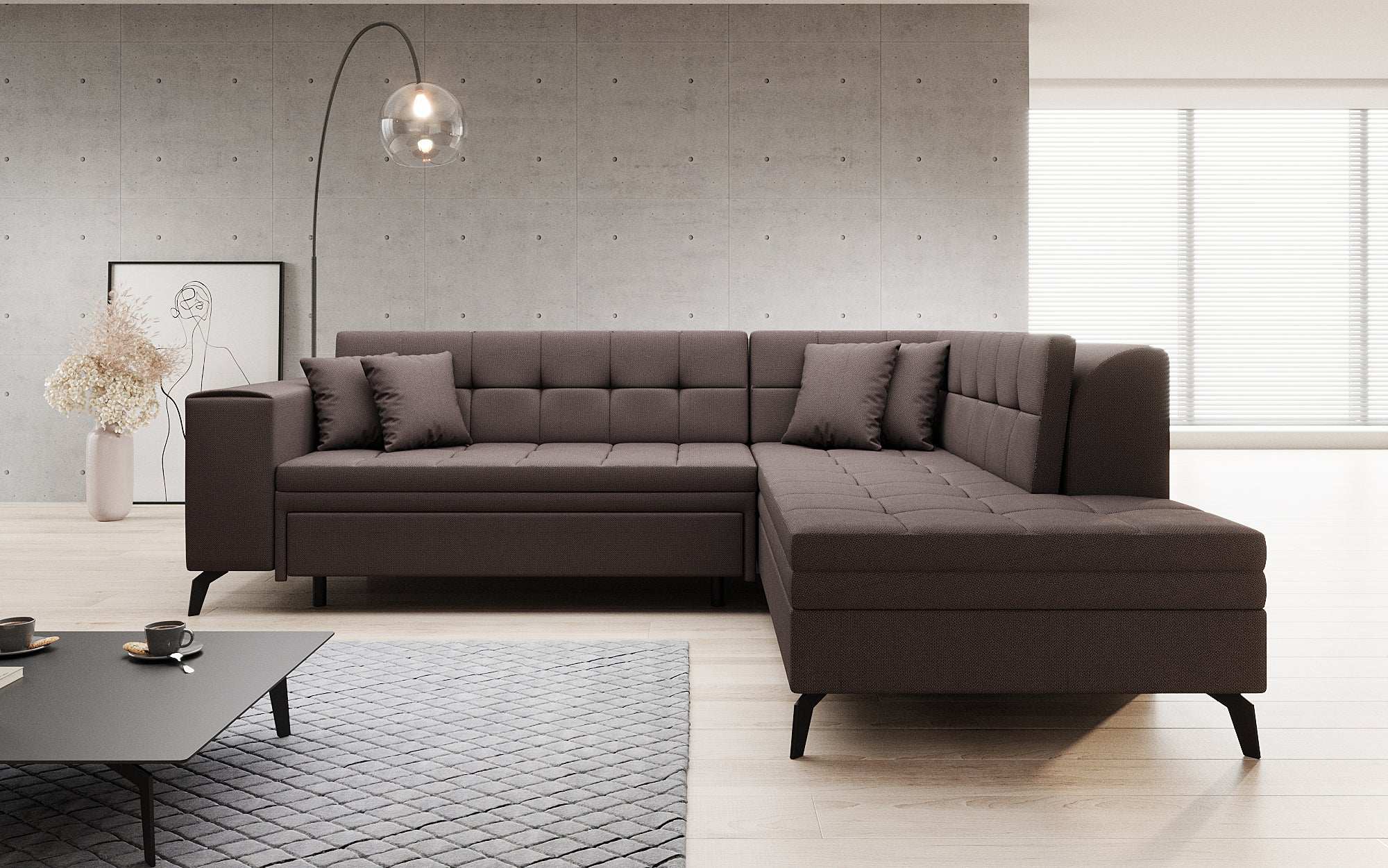 Designer Sofa Lania mit Schlaffunktion