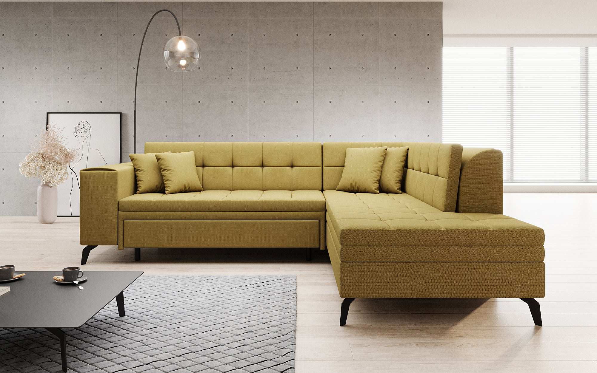 Designer Sofa Lania mit Schlaffunktion