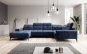 Designer Sofa Nerio mit verstellbarer Kopf- und Rückenlehne