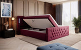 Boxspringbett Elegance mit LED, USB und Stauraum - Luxusbetten24