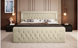 Boxspringbett Elegance mit LED, USB und Stauraum - Luxusbetten24