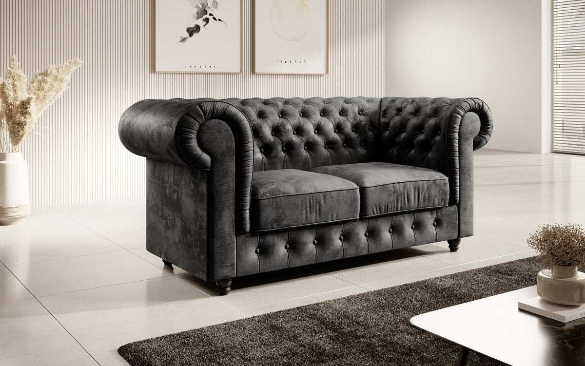 Chesterfield Sofa Roya (Samt) - Luxusbetten24