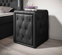 Designer Nachttisch Evora (Kunstleder) - Luxusbetten24