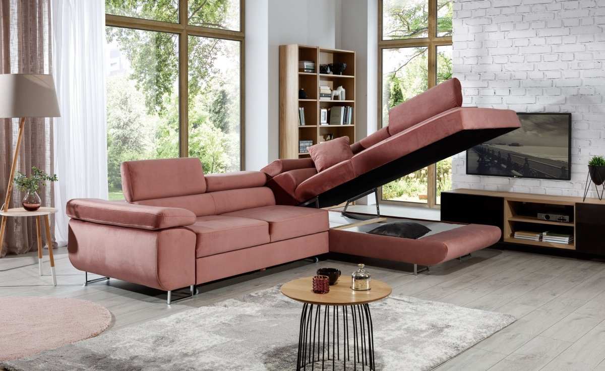 Designer Sofa Anila mit Schlaf- und Klappfunktion - Luxusbetten24