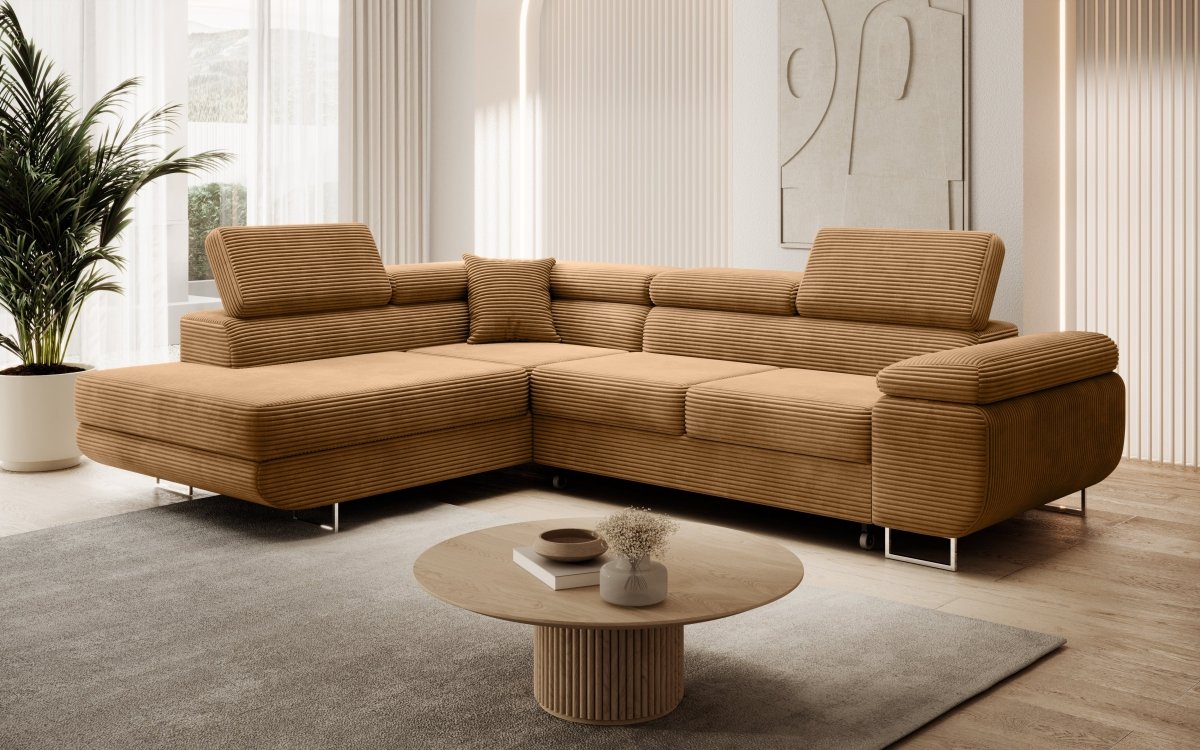 Designer Sofa Aston mit Schlaf- und Klappfunktion - Luxusbetten24