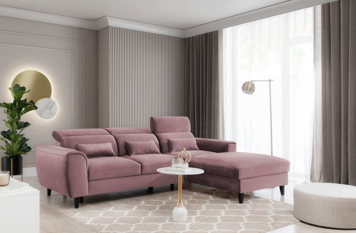 Designer Sofa Forino mit Schlaf- und Klappfunktion - Luxusbetten24