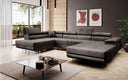 Designer Sofa Lago mit Schlaf - und Klappfunktion (Samt) - Luxusbetten24