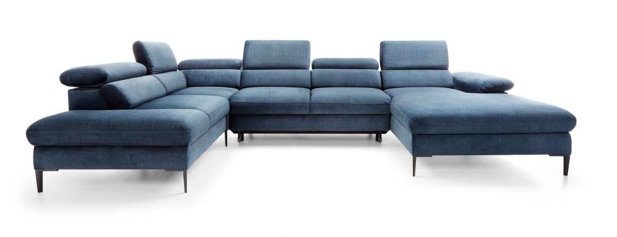 Designer Sofa Miriam mit Schlaf- und Klappfunktion - Luxusbetten24