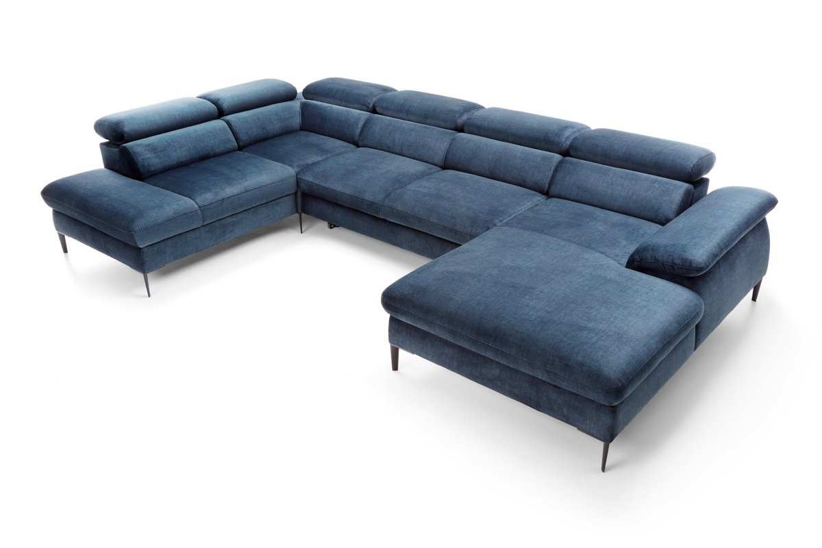 Designer Sofa Miriam mit Schlaf- und Klappfunktion - Luxusbetten24