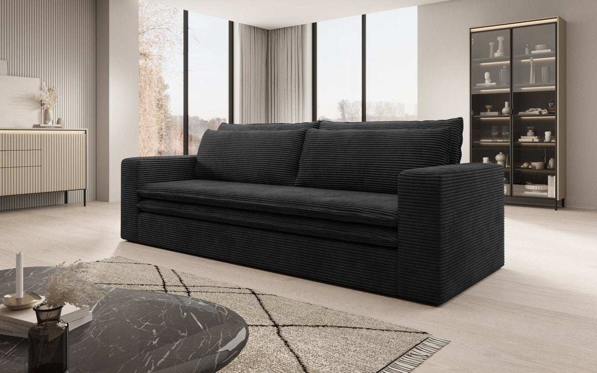 Designer Sofa Tilo mit Schlaf- und Klappfunktion - Luxusbetten24